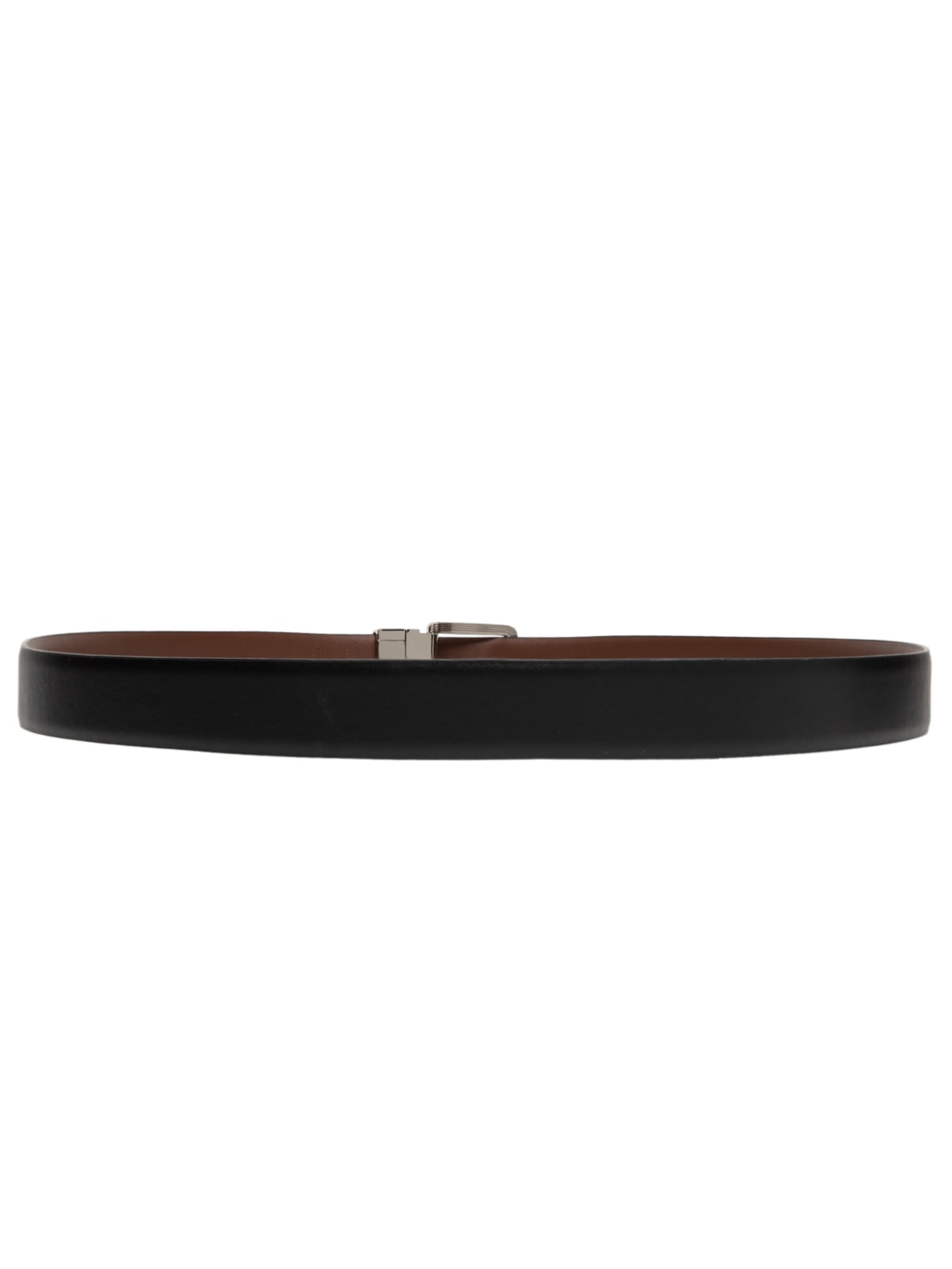 Cinto Masculino 4-em-1 Reversível Boxed em Couro Preto Tommy Hilfiger