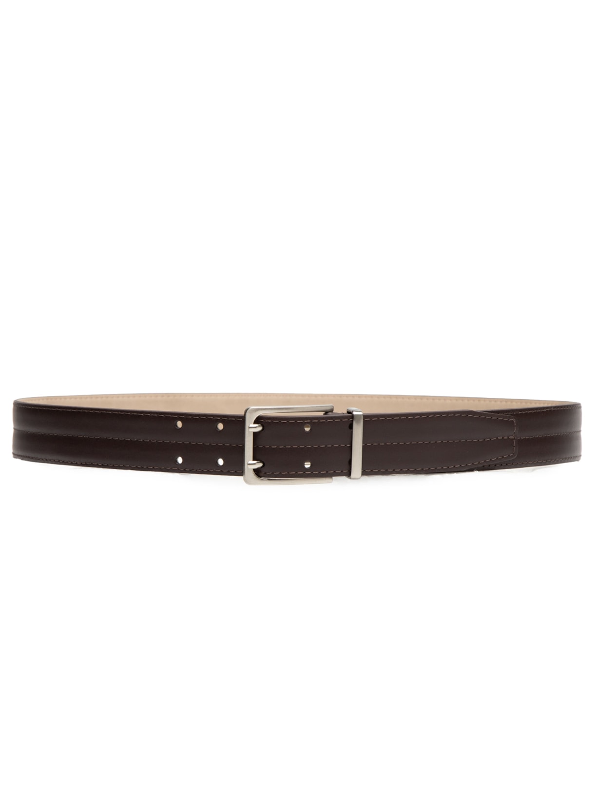 Cinto Masculino Acolchoado Com Detalhe Em Pesponto Marrom  '2 Essential
