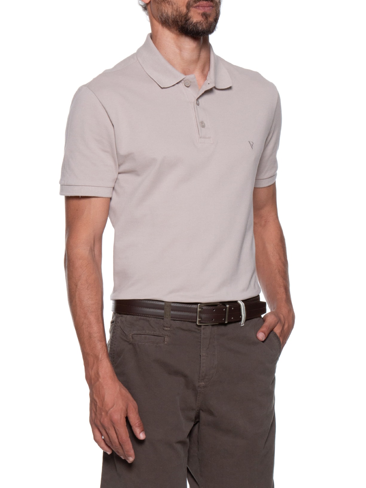 Cinto Masculino Acolchoado Com Detalhe Em Pesponto Marrom  '2 Essential