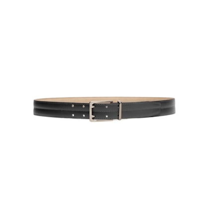 Cinto Masculino Acolchoado Com Detalhe Em Pesponto - Preto