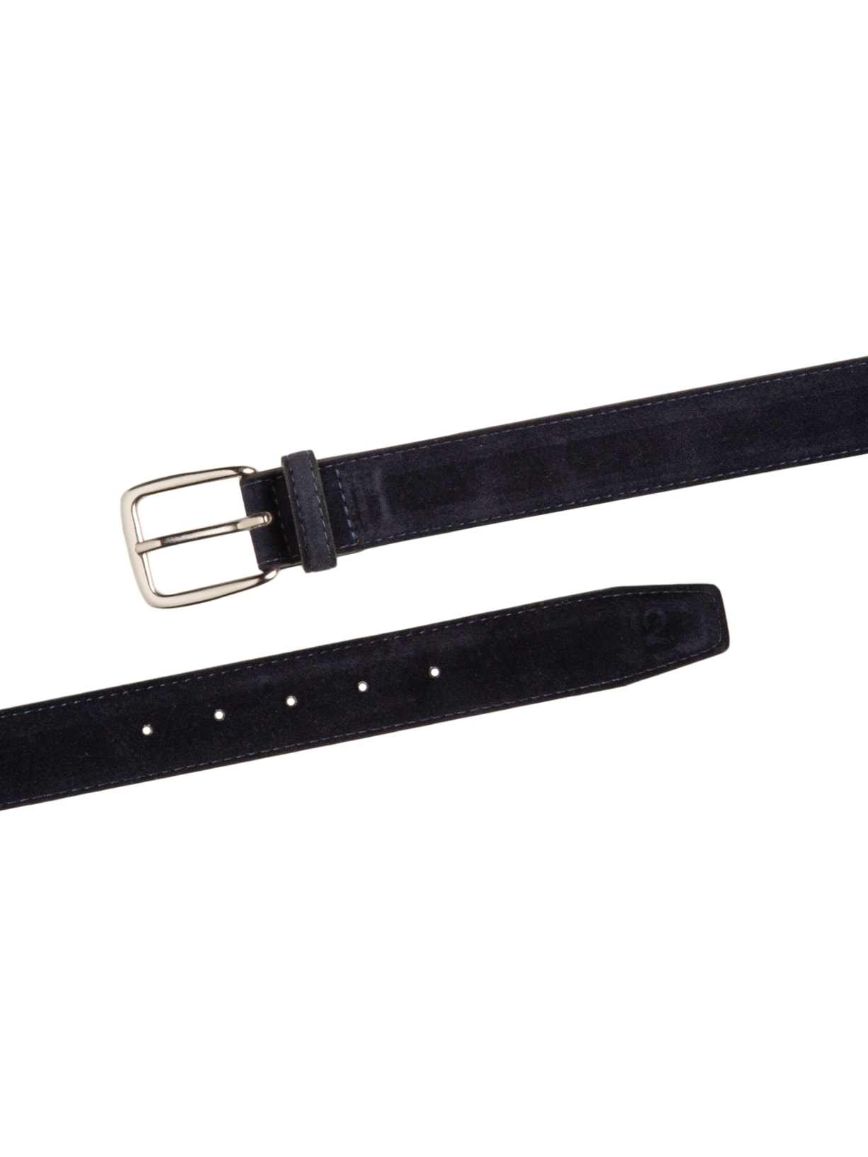 Cinto Masculino Casual De Camurça Azul '2 Essential