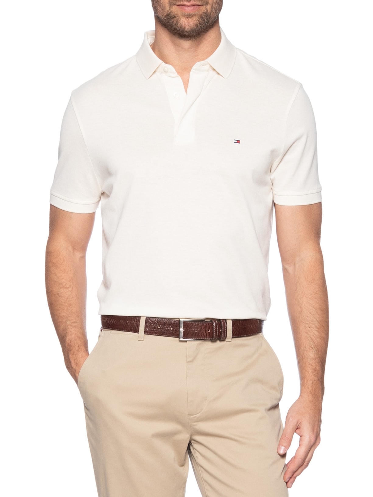 Cinto Masculino Casual Em Couro Legítimo Marrom '2 Essential