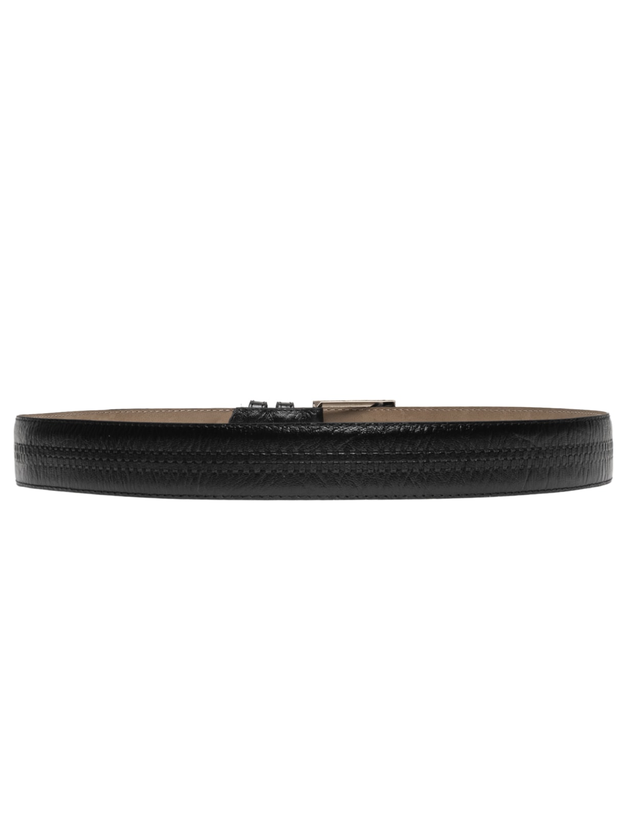 Cinto Masculino Casual Em Couro Legítimo Marrom '2 Essential