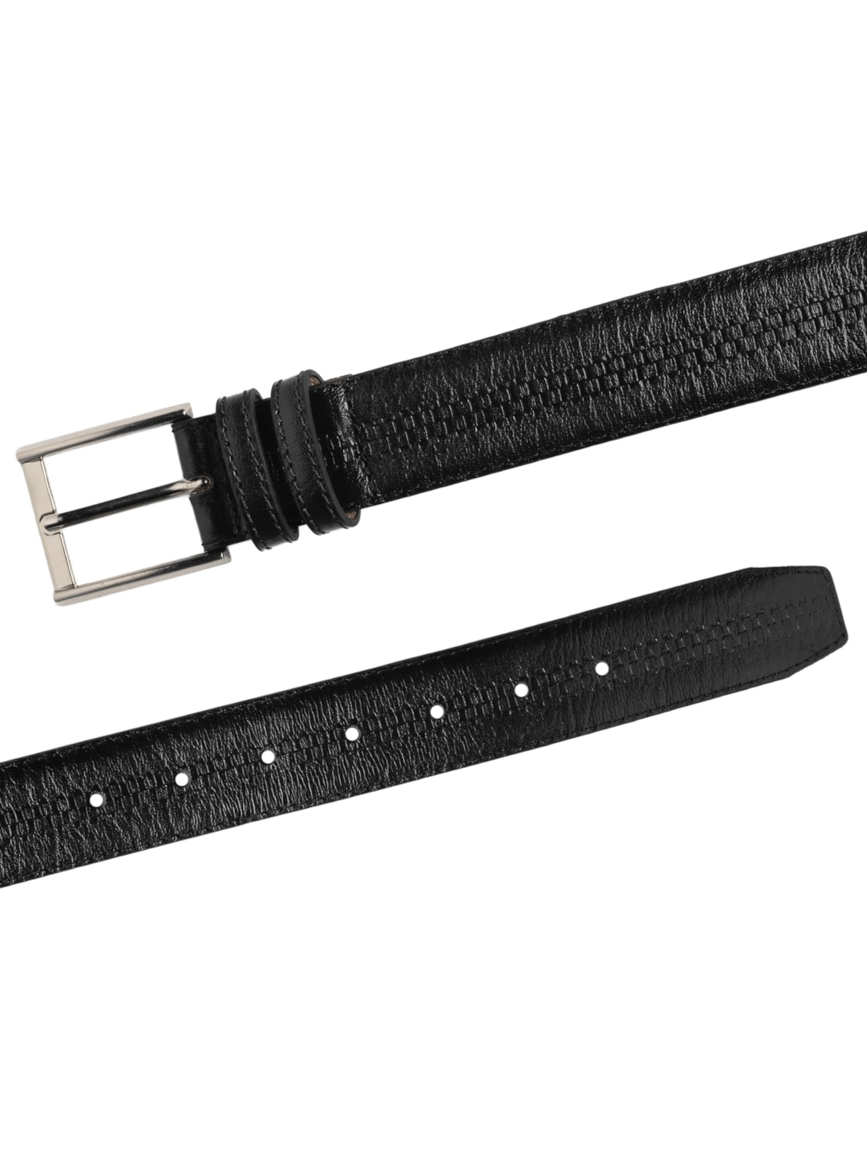 Cinto Masculino Casual Em Couro Legítimo Marrom '2 Essential