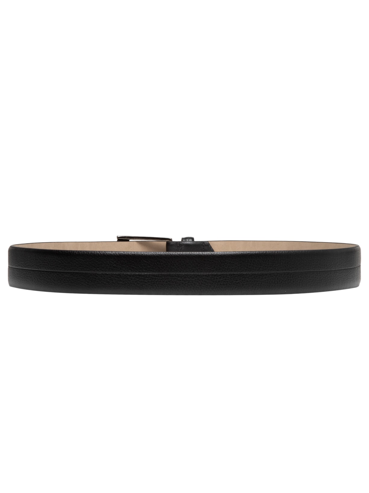 Cinto Masculino Casual Em Couro Preto  '2 Essential