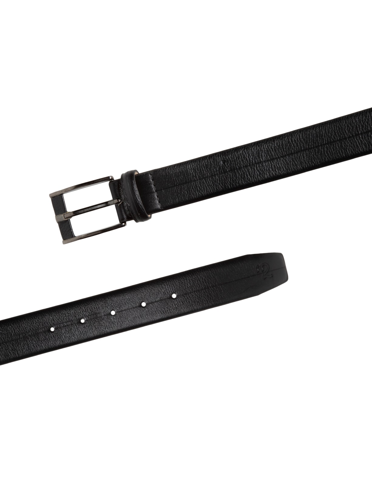 Cinto Masculino Casual Em Couro Preto  '2 Essential