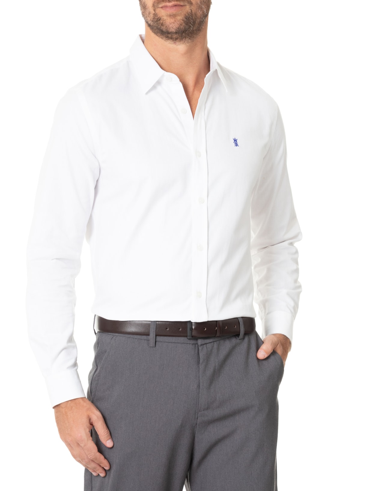 Cinto Masculino Clássico Em Couro Legítimo Marrom '2 Essential