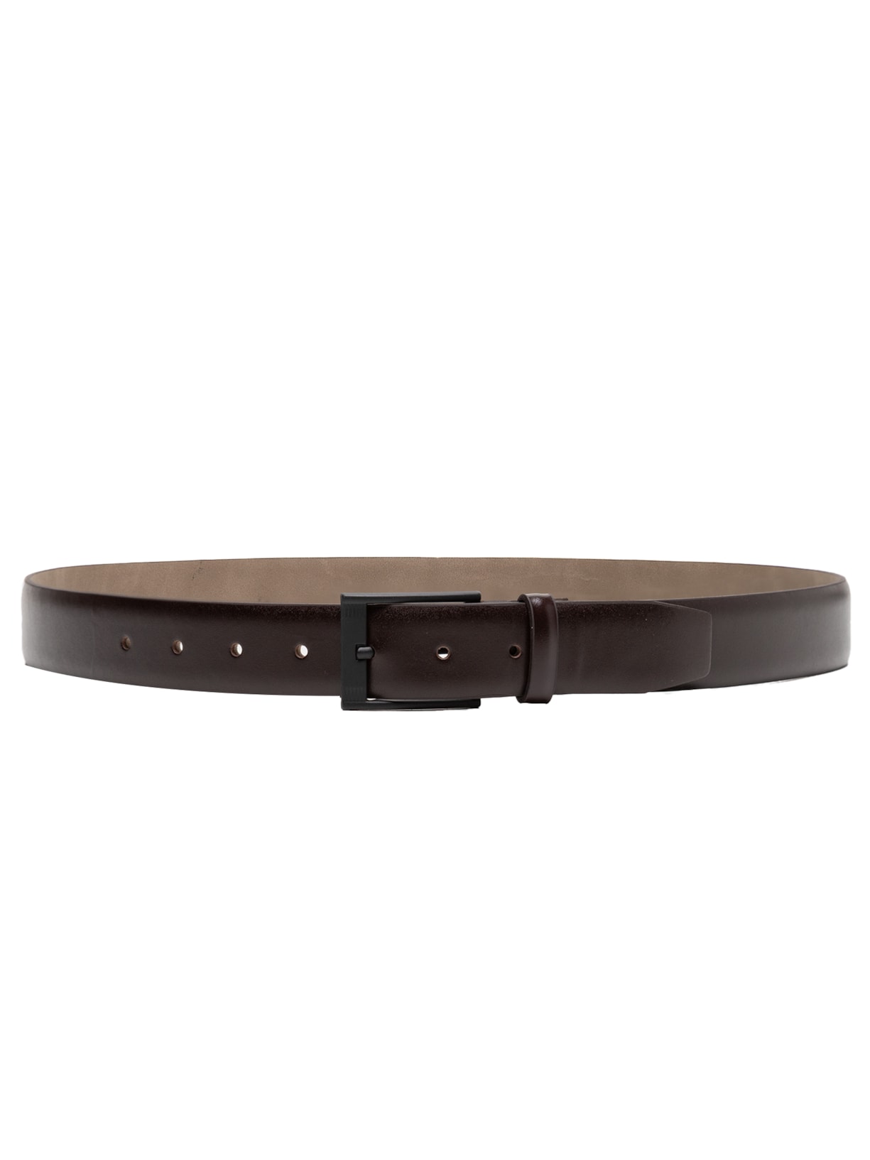 Cinto Masculino Clássico Em Couro Legítimo - Marrom