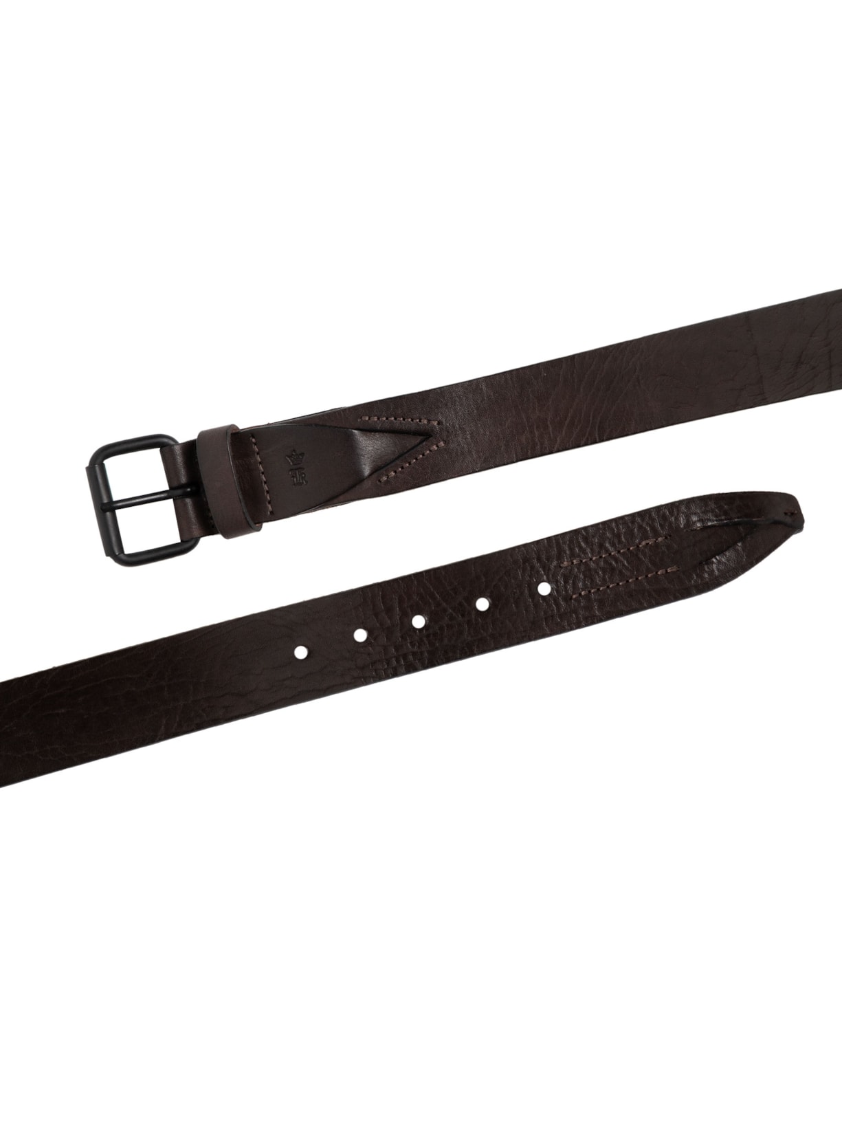 Cinto Masculino Couro Recorte  Marrom Sergio K