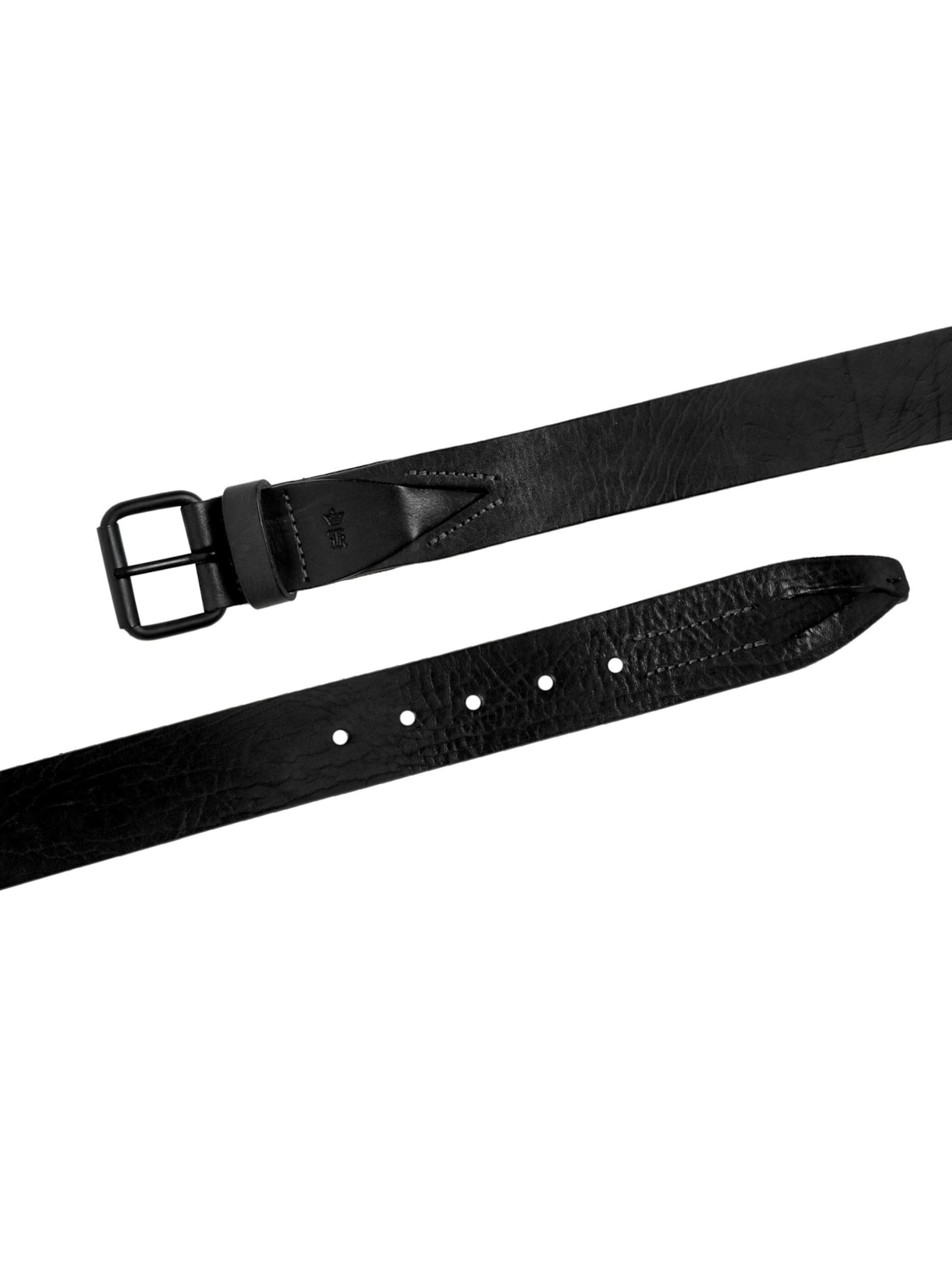 Cinto Masculino Couro Recorte  Preto Sergio K