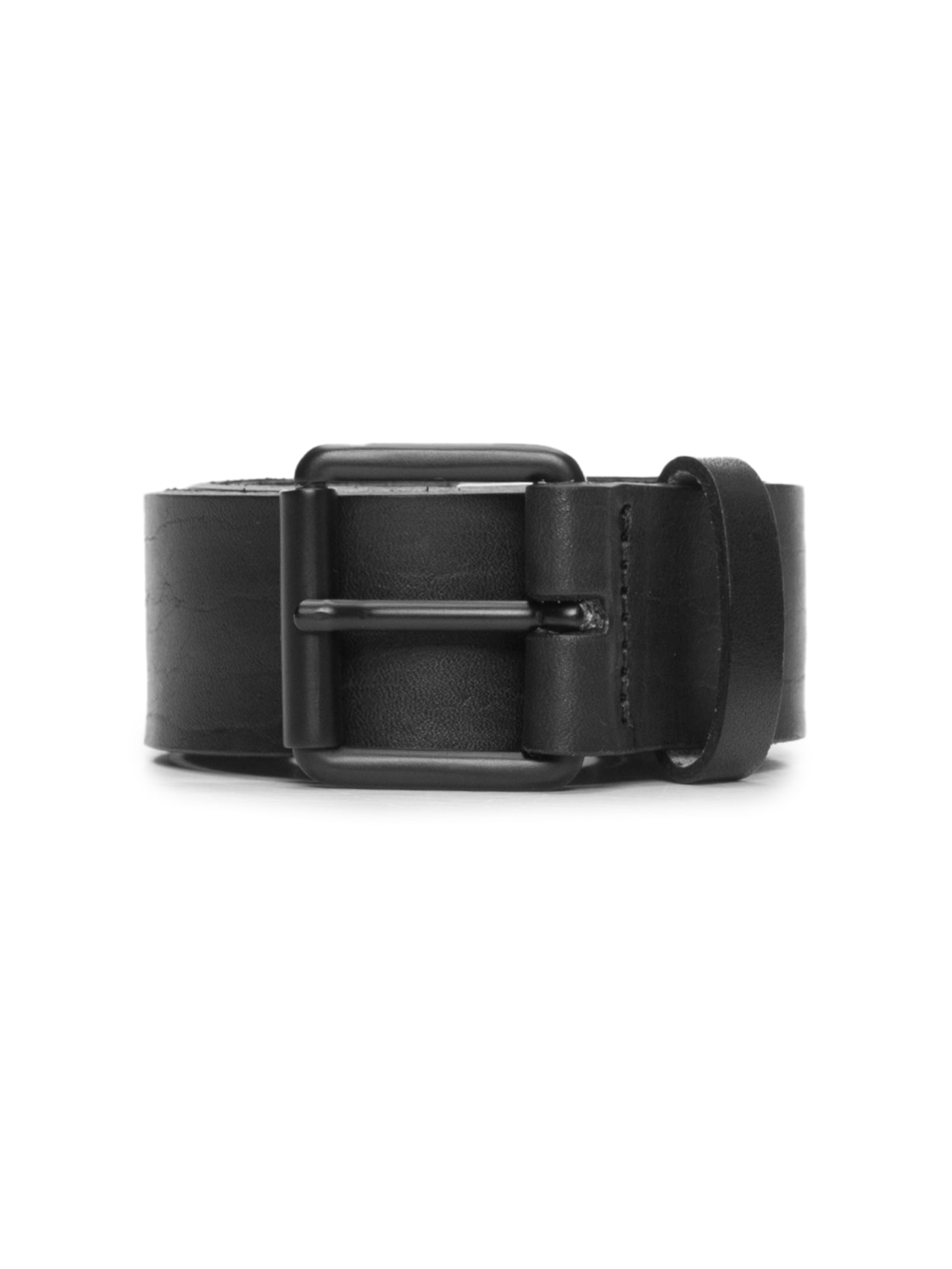 Cinto Masculino Couro Simples Preto Osklen