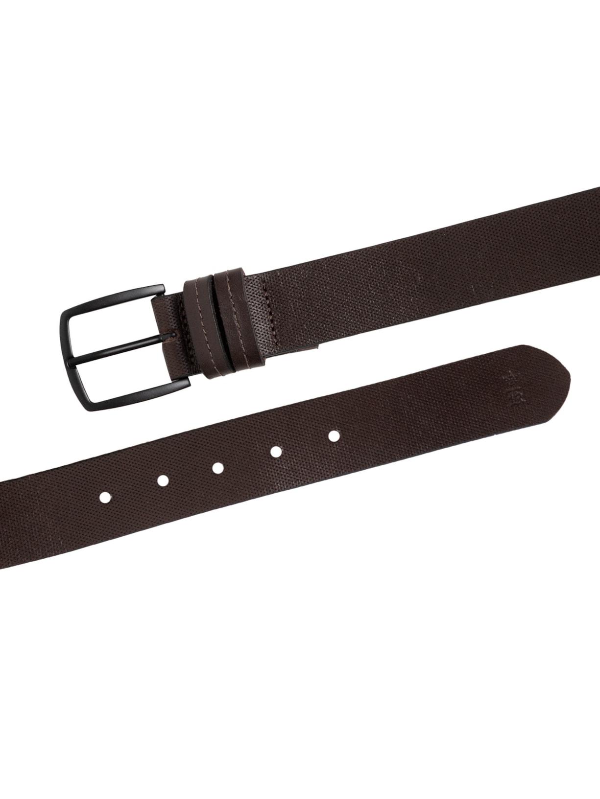 Cinto Masculino Couro Texturizado Marrom Sergio K