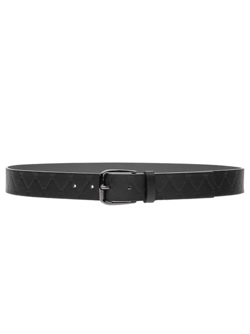 Cinto Masculino de Couro Gieul - Preto