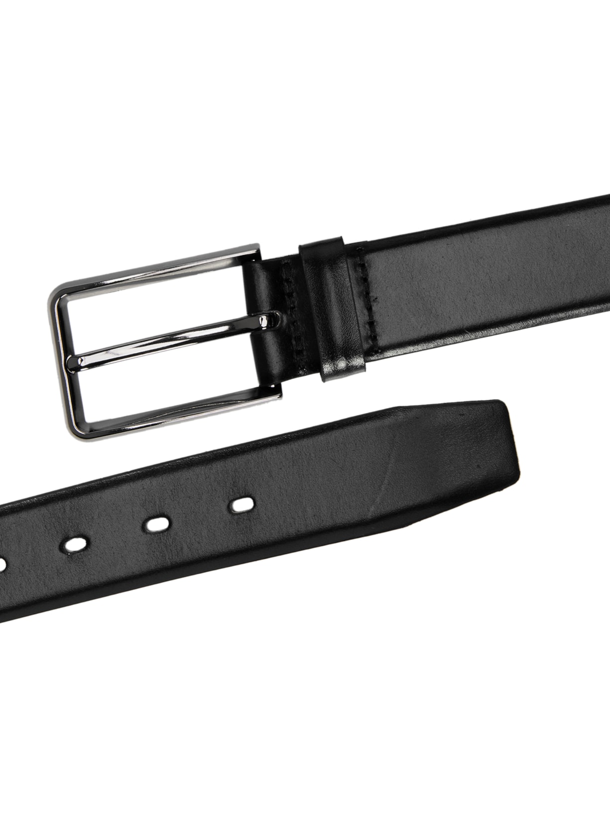 Cinto Masculino De Couro Preto '2 Essential