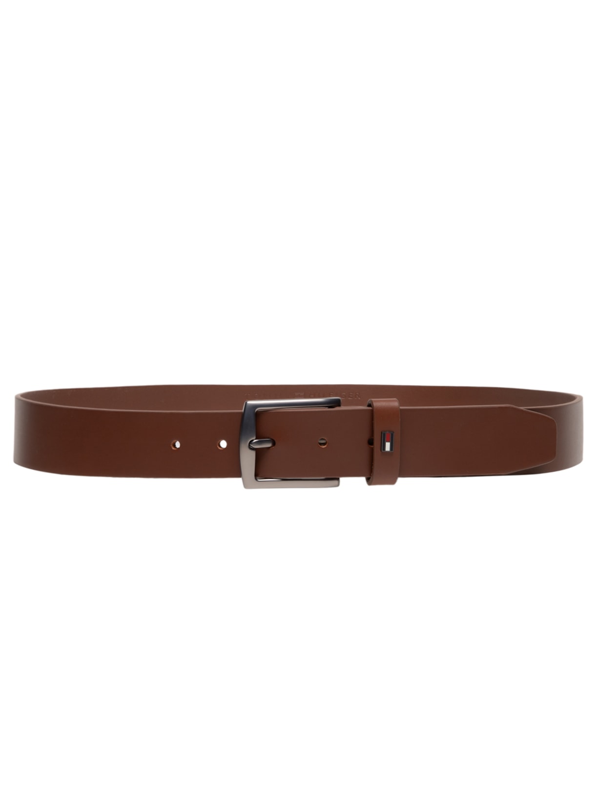 Cinto Masculino Denton 3.5 em Couro Marrom Tommy Hilfiger