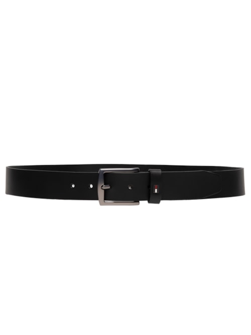 Cinto Masculino Denton 3.5 em Couro - Preto