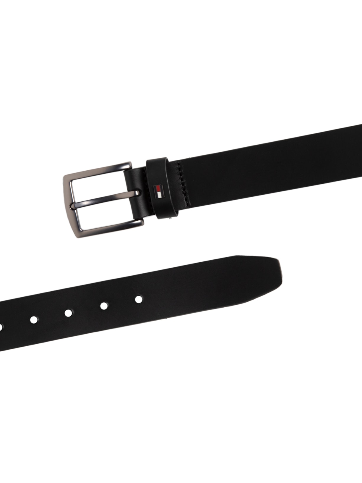 Cinto Masculino Denton 3.5 em Couro Preto Tommy Hilfiger