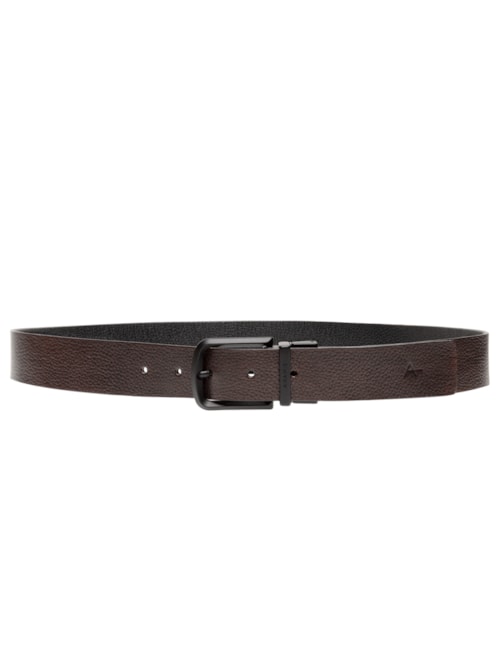 Cinto Masculino Dupla Face Couro Floater - Marrom