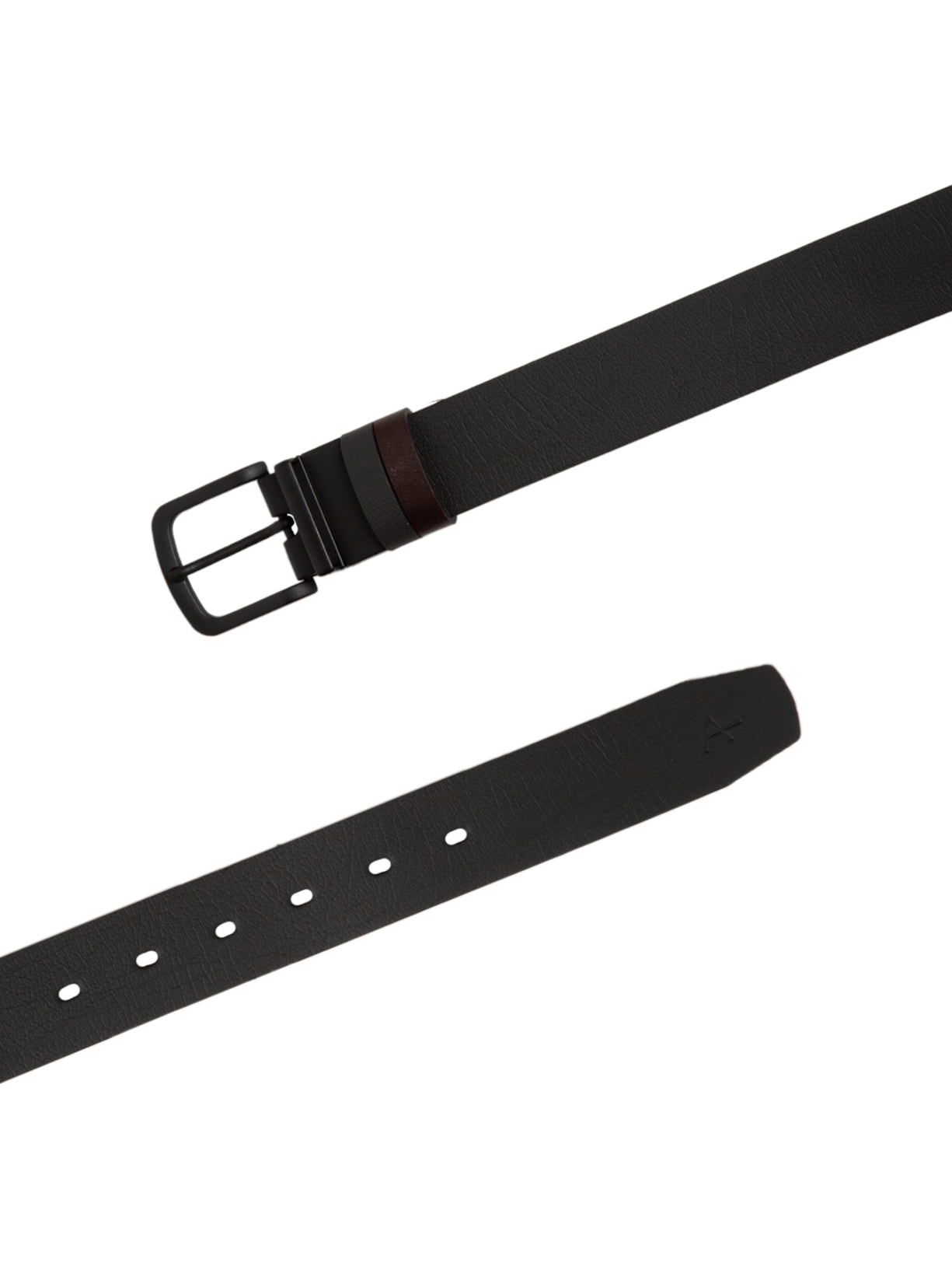 Cinto Masculino Em Couro Dupla Face Floater Italy Marrom Aramis