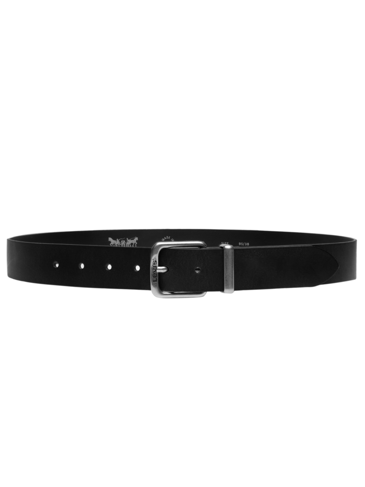 Cinto Masculino Flynn Core Couro Preto Levi's