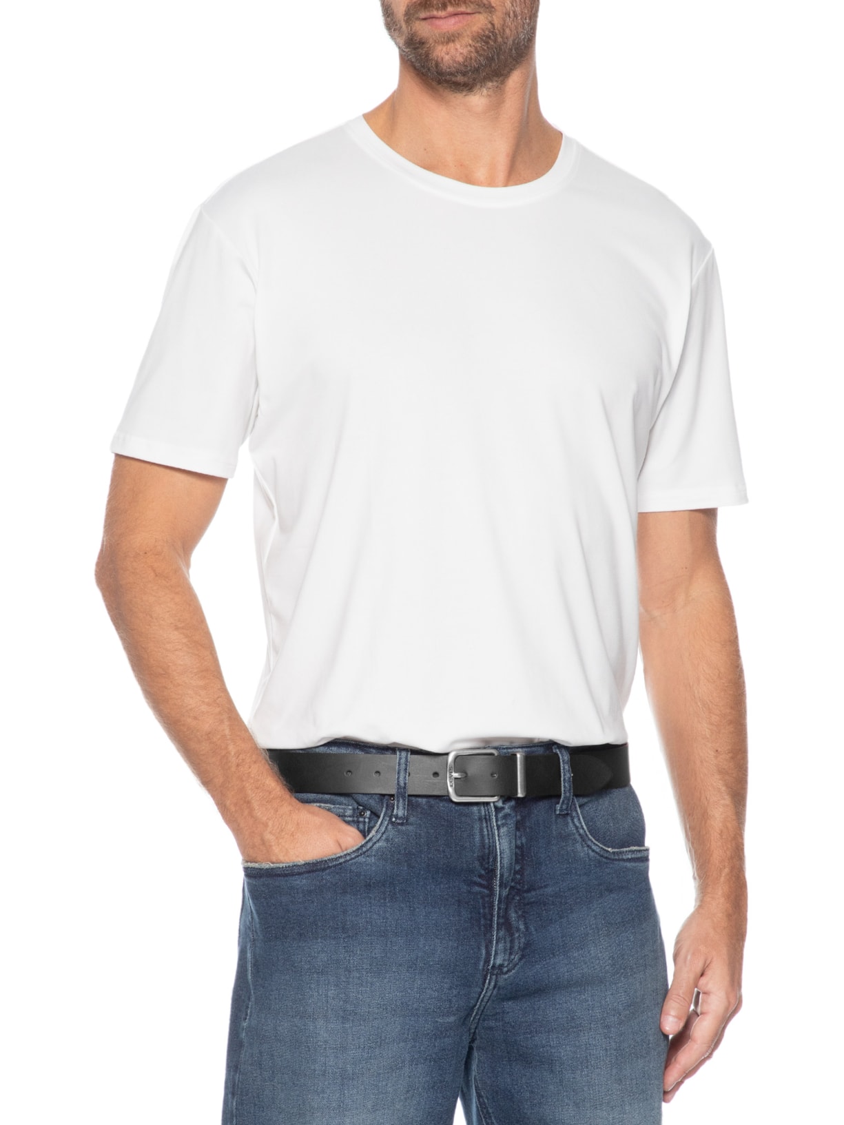 Cinto Masculino Flynn Core Couro Preto Levi's