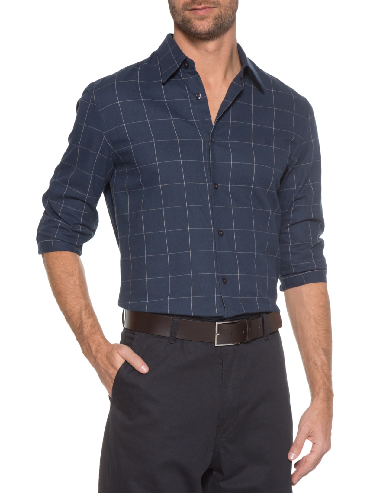 Cinto Masculino Giaspo Marrom Hugo