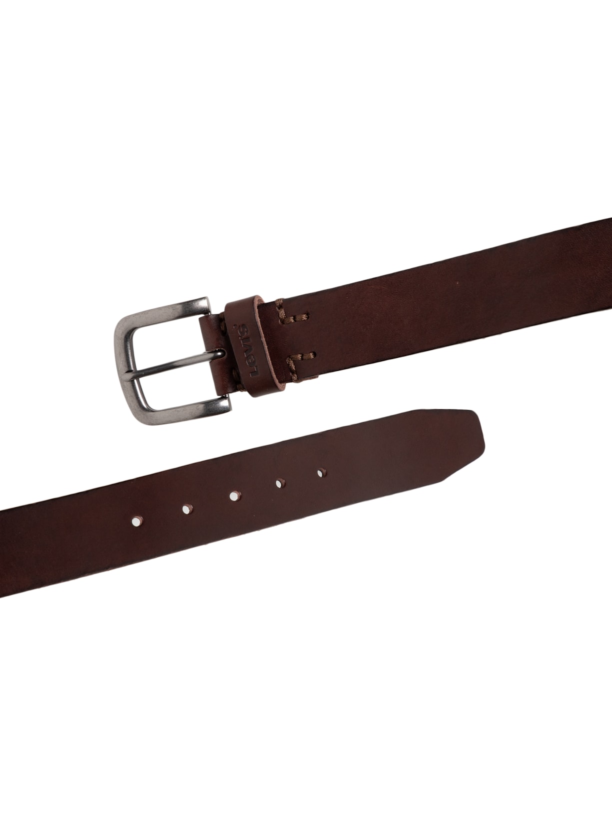 Cinto Masculino Icon Com Acabamento Tumbled Marrom Levi's