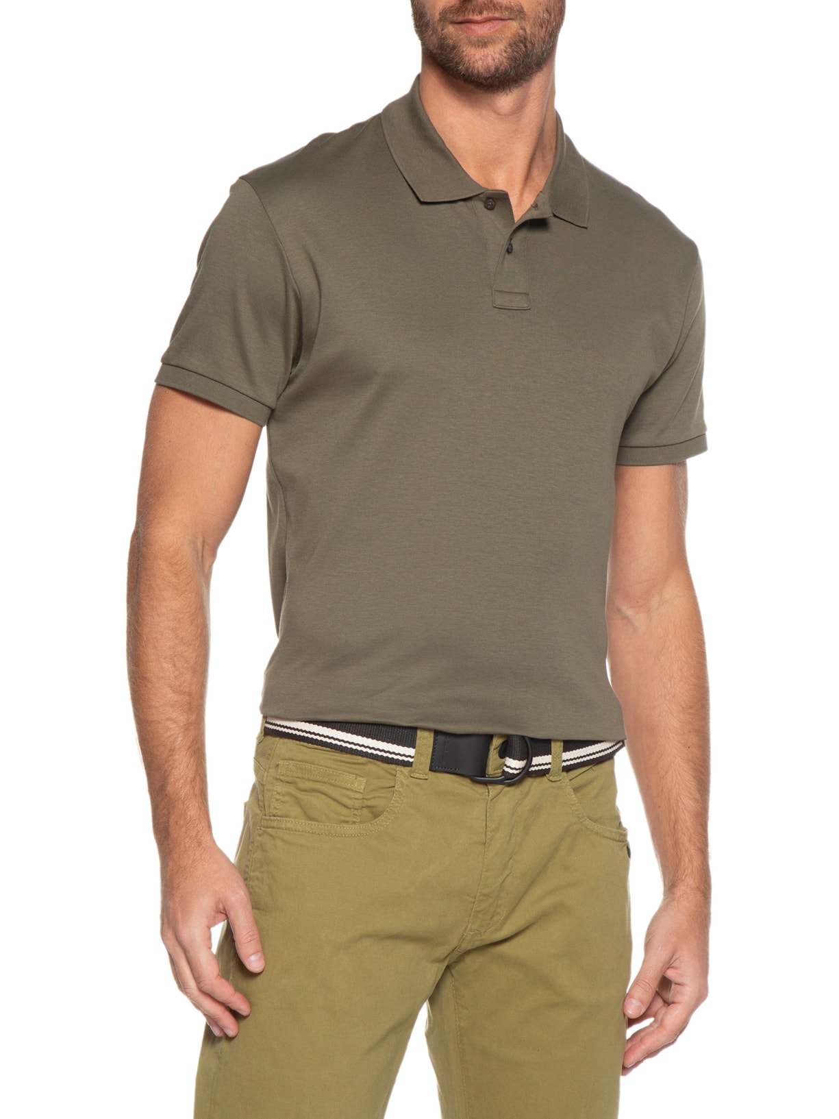 Cinto Masculino Listras Preto Osklen