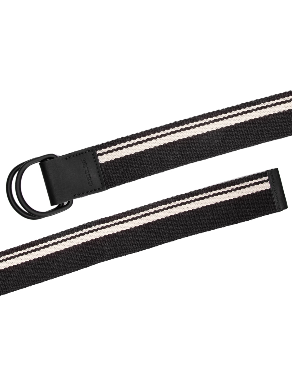 Cinto Masculino Listras Preto Osklen