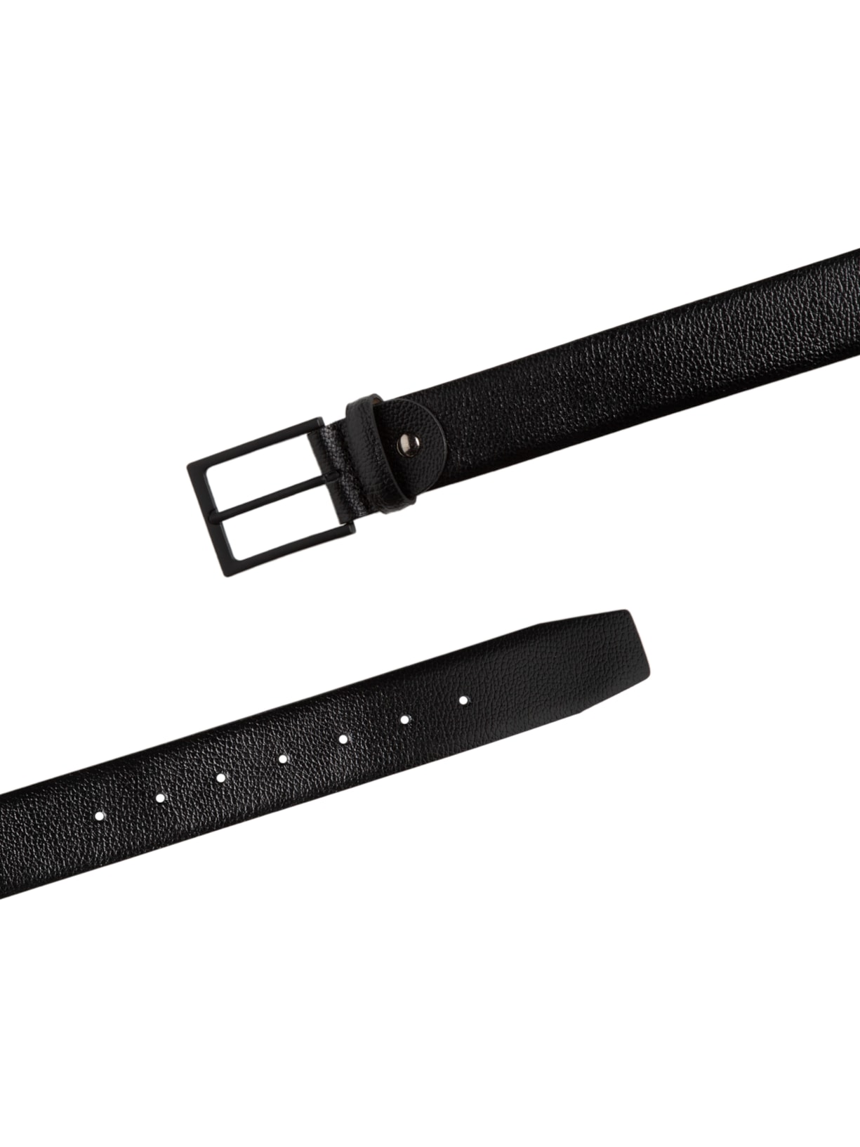 Cinto Masculino Social Em Couro Legítimo Preto '2 Essential