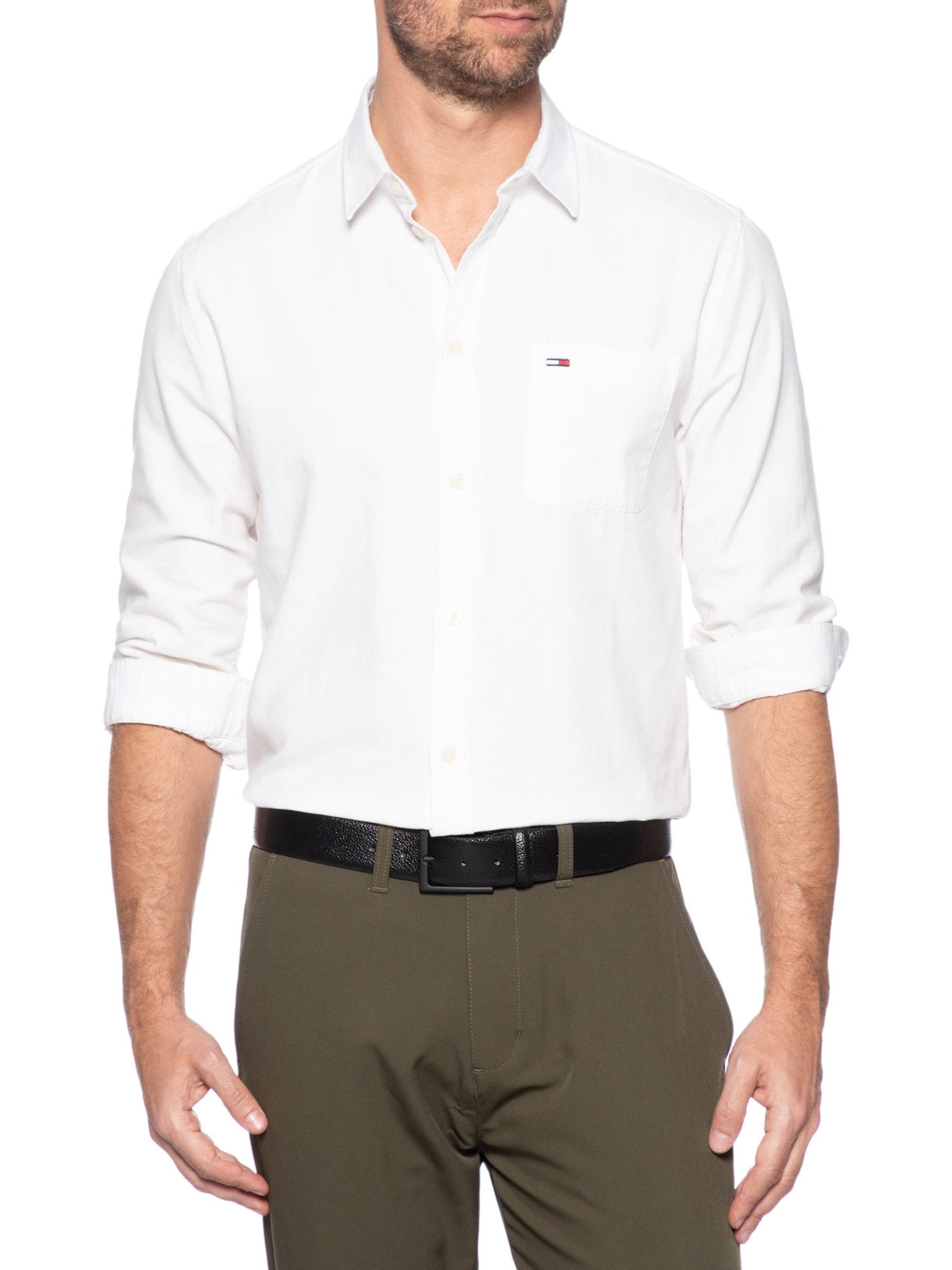 Cinto Masculino Social Em Couro Legítimo Preto '2 Essential