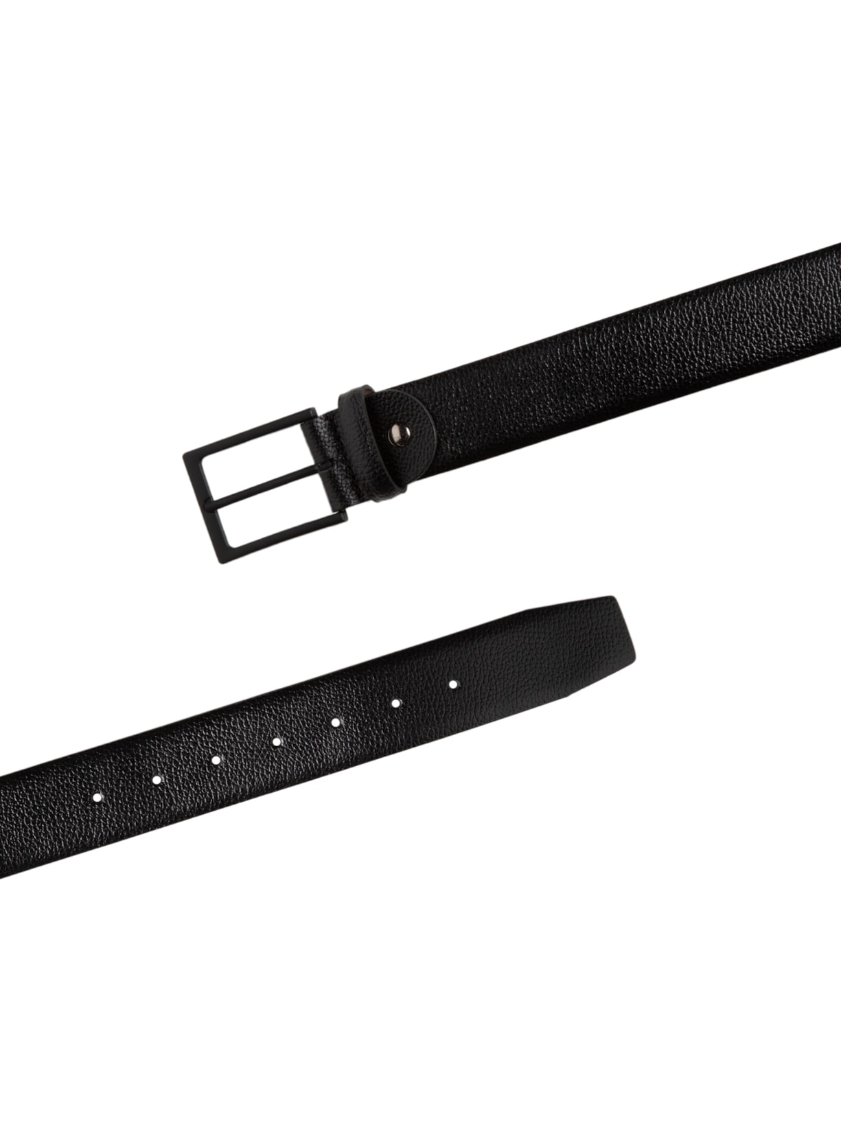 Cinto Masculino Social Em Couro Legítimo Preto '2 Essential