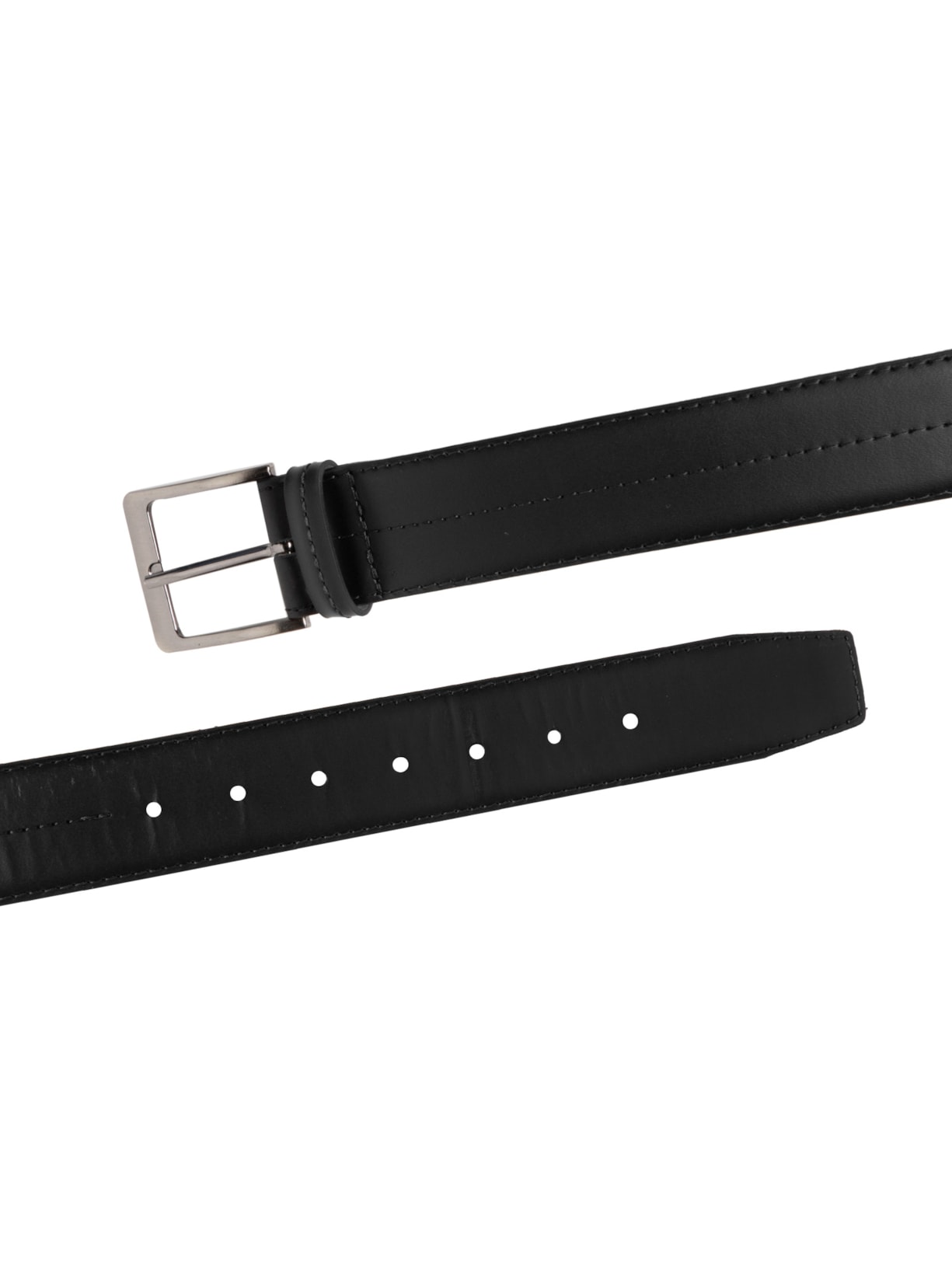 Cinto Masculino Social Em Couro Legítimo Preto '2 Essential