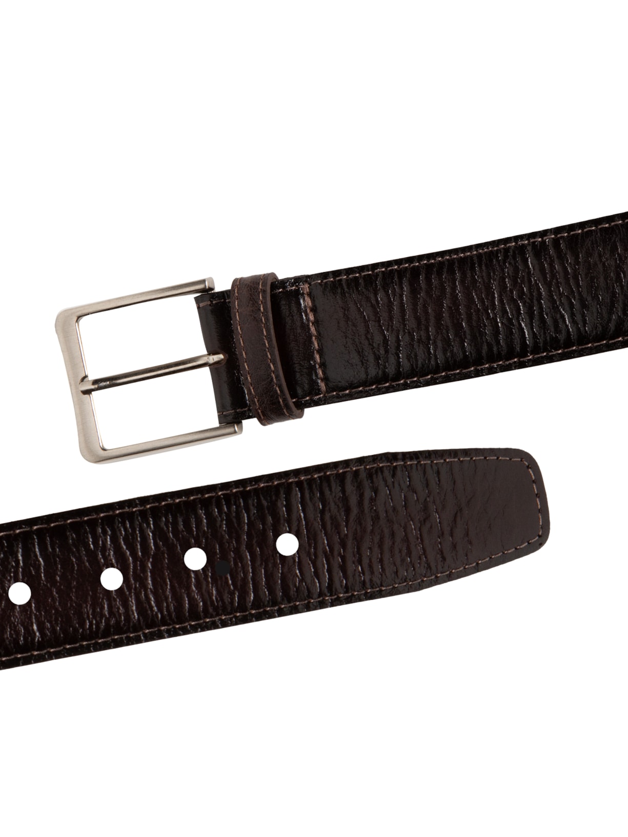 Cinto Masculino Social Em Couro Marrom '2 Essential