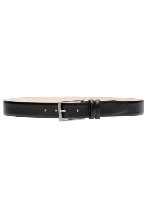 Cinto Masculino Social Em Couro - Preto