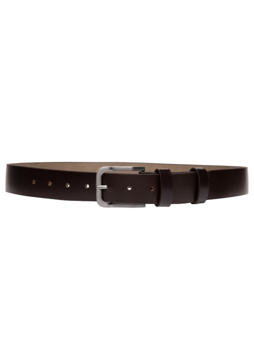 Cinto Masculino Social Em Couro – Marrom
