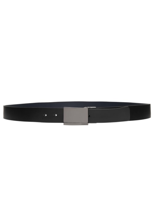 Cinto Médio Masculino Couro Gannon Soft – Preto