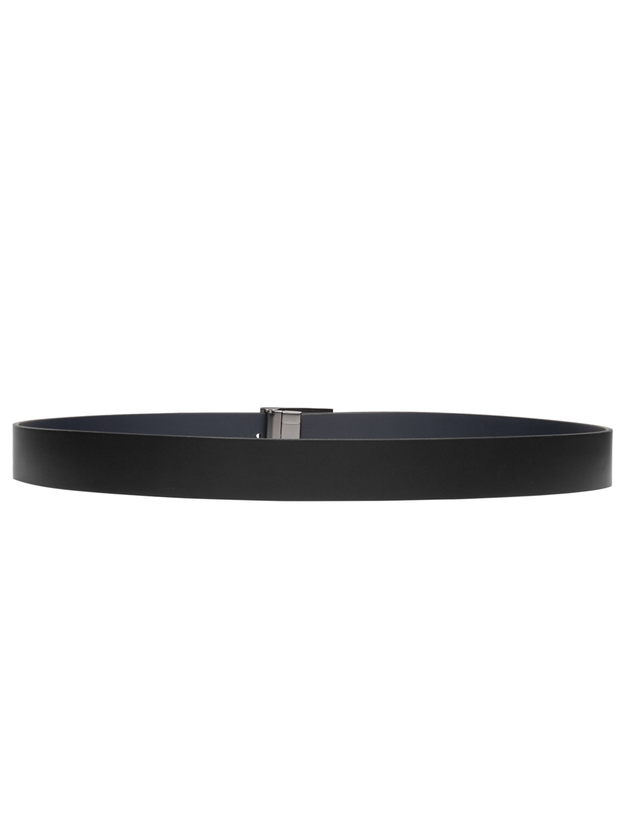 Cinto Médio Masculino Couro Gannon Soft Preto Hugo