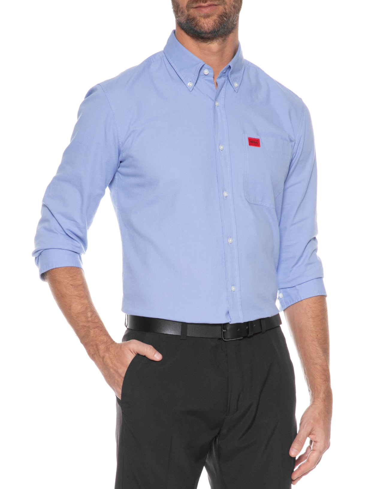 Cinto Médio Masculino Gerik_SZ35 Preto Hugo