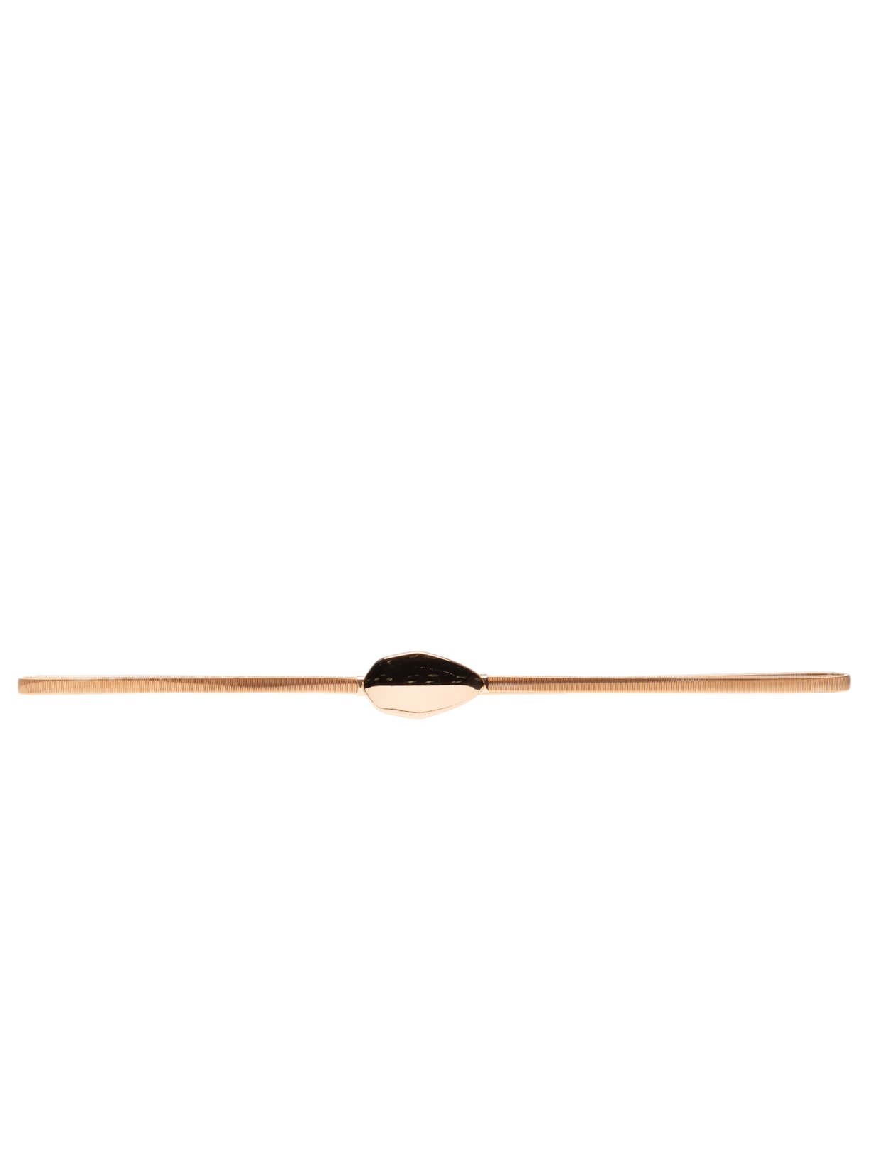 Cinto Mola Feminino Com Fivela Orgânica - Dourado