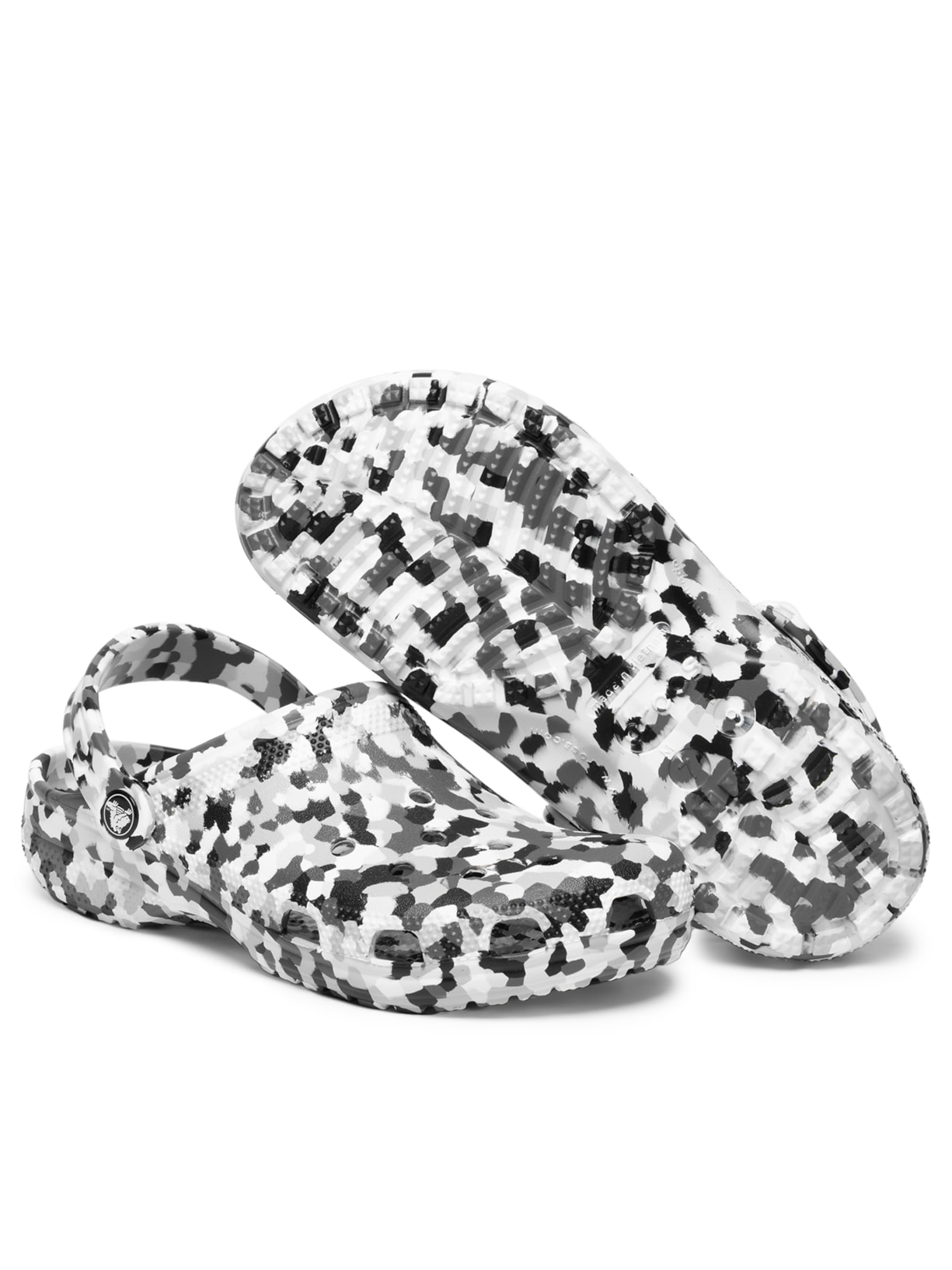 Clog Feminino Classic Confetti Preto Crocs