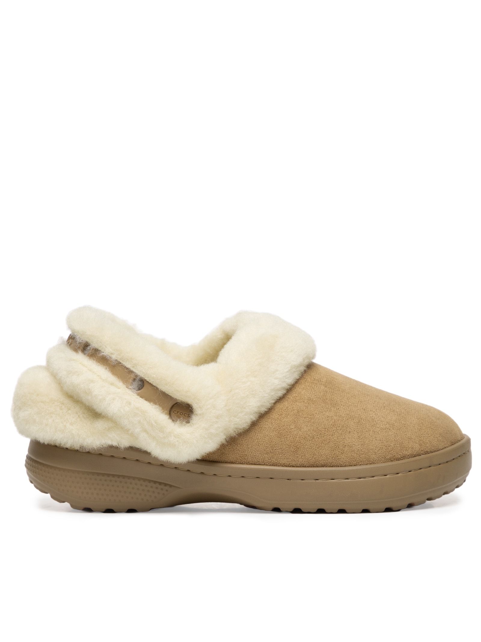 Clog Feminino Unforgettable Vegan Suede – Bege – Crocs