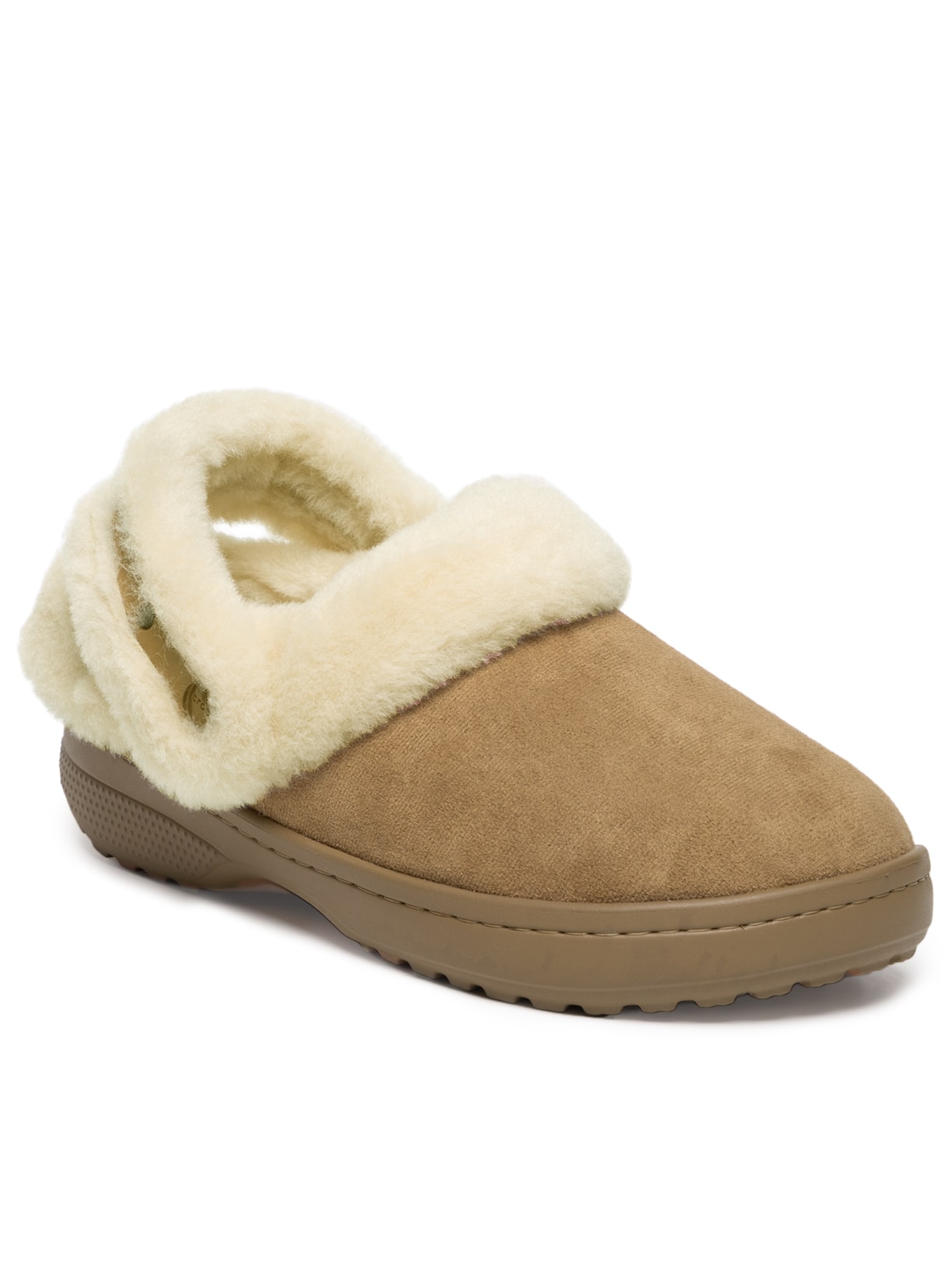 Clog Feminino Unforgettable Vegan Suede – Bege Crocs