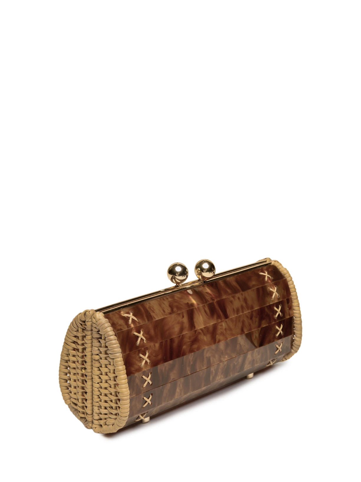 Clutch Feminina Baoba Gold Turtle Marrom Waiwai