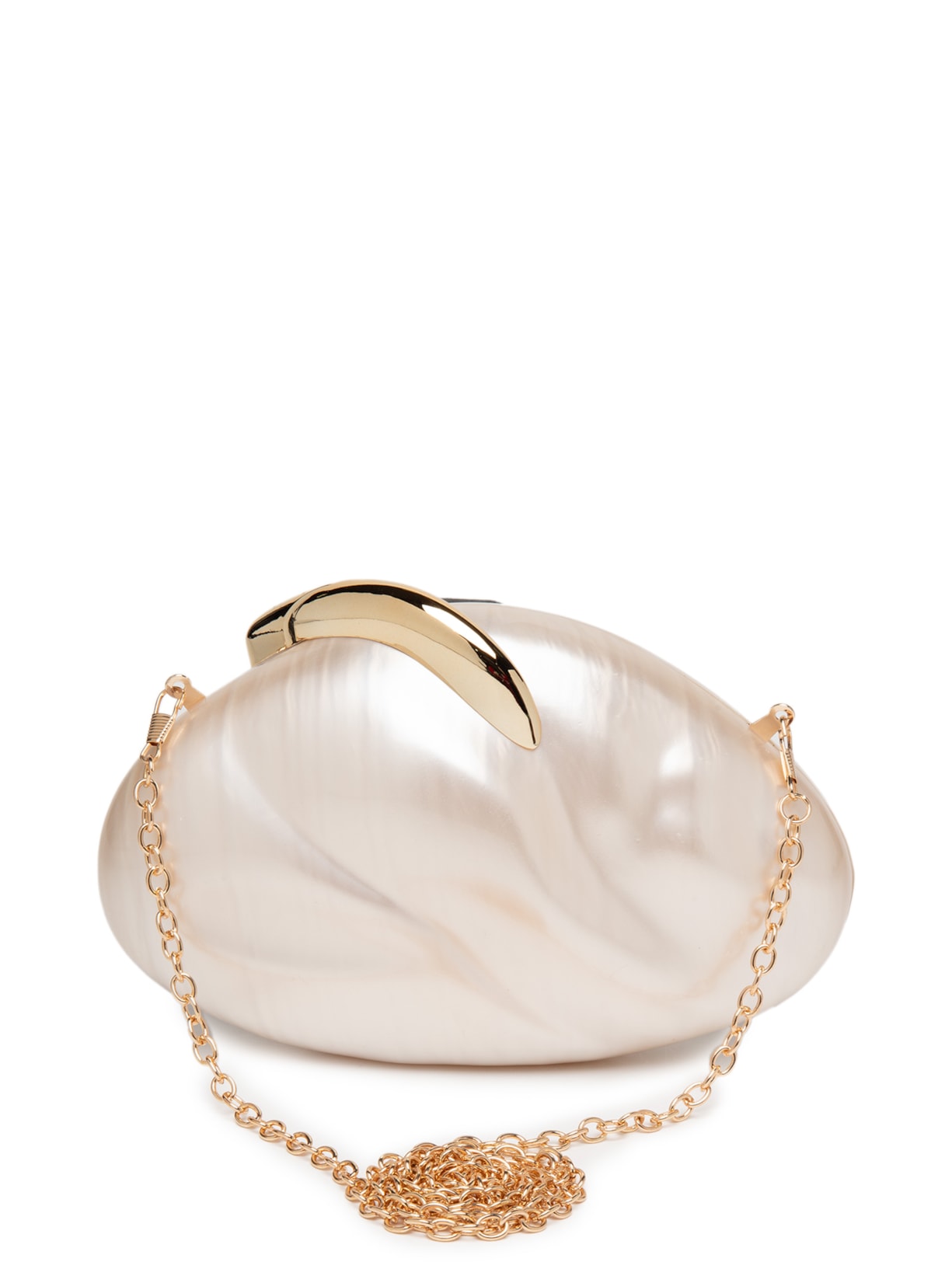 Clutch Feminina Perolada Orgânica Off White Market 33