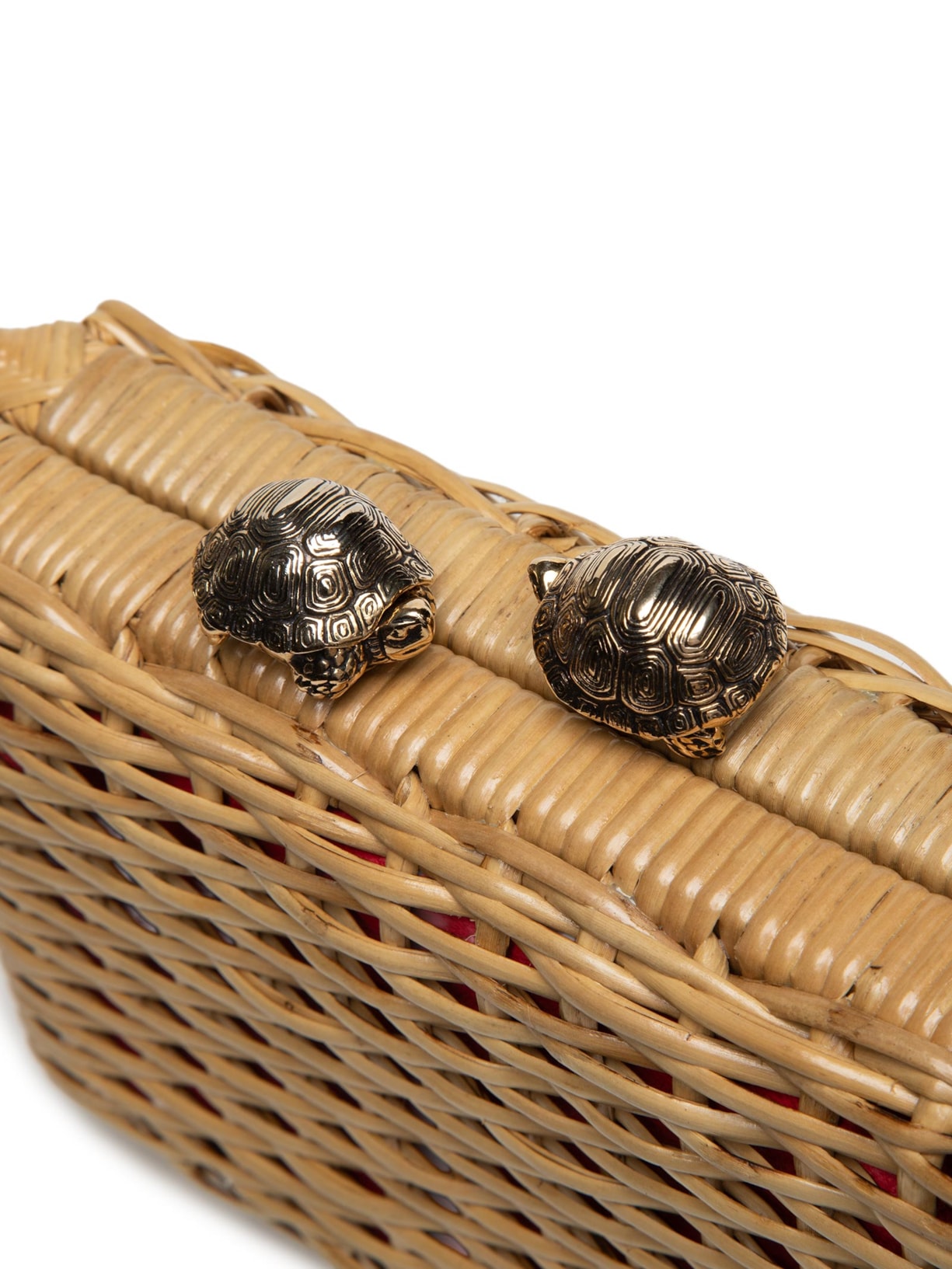 Clutch Feminina Petit Rattan Tartaruga Bege Waiwai
