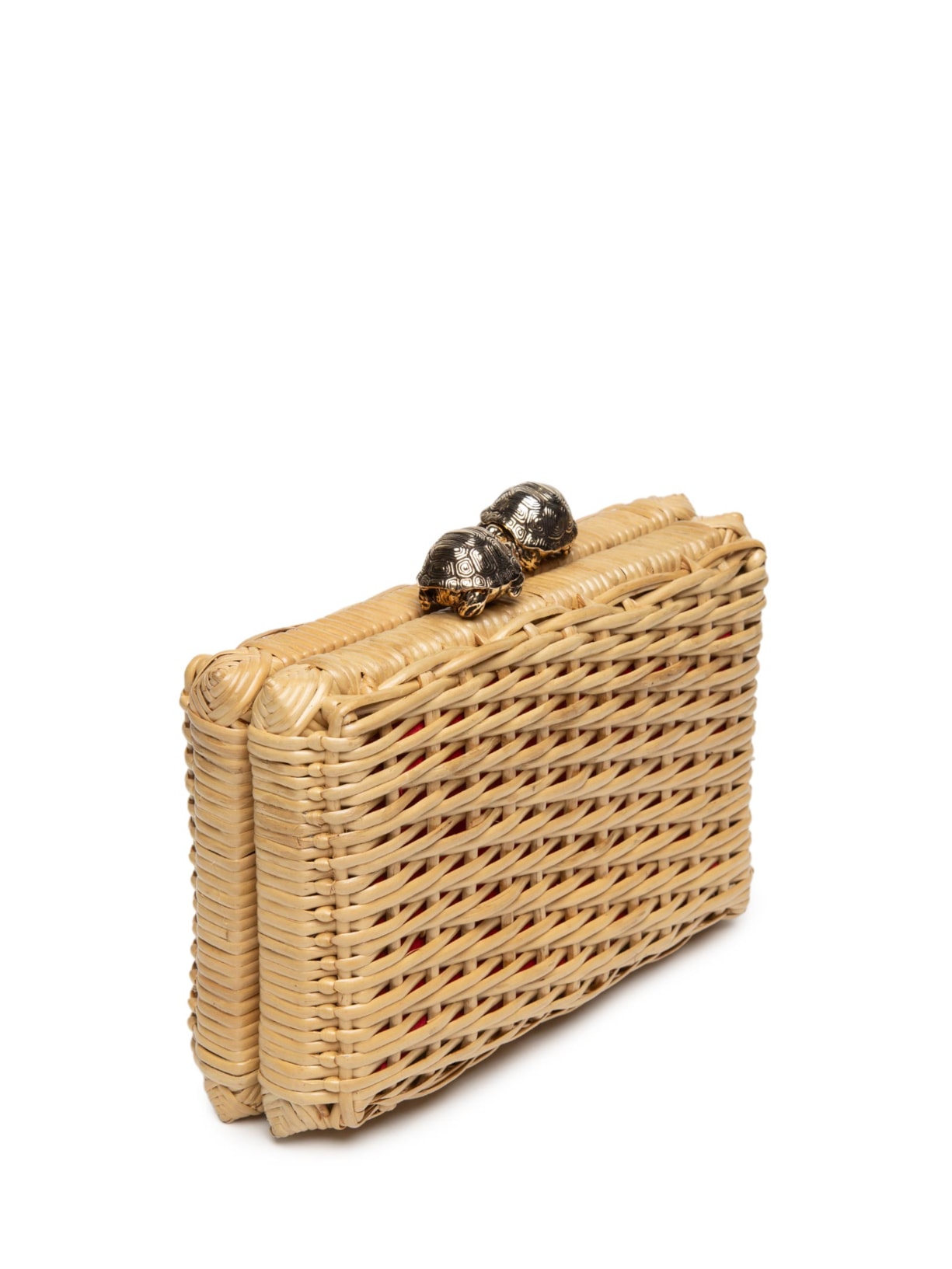 Clutch Feminina Petit Rattan Tartaruga – Bege Waiwai