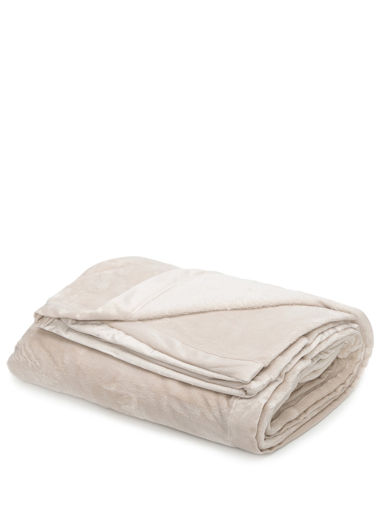 Cobertor Chamonix Queen Bege Blue Gardenia