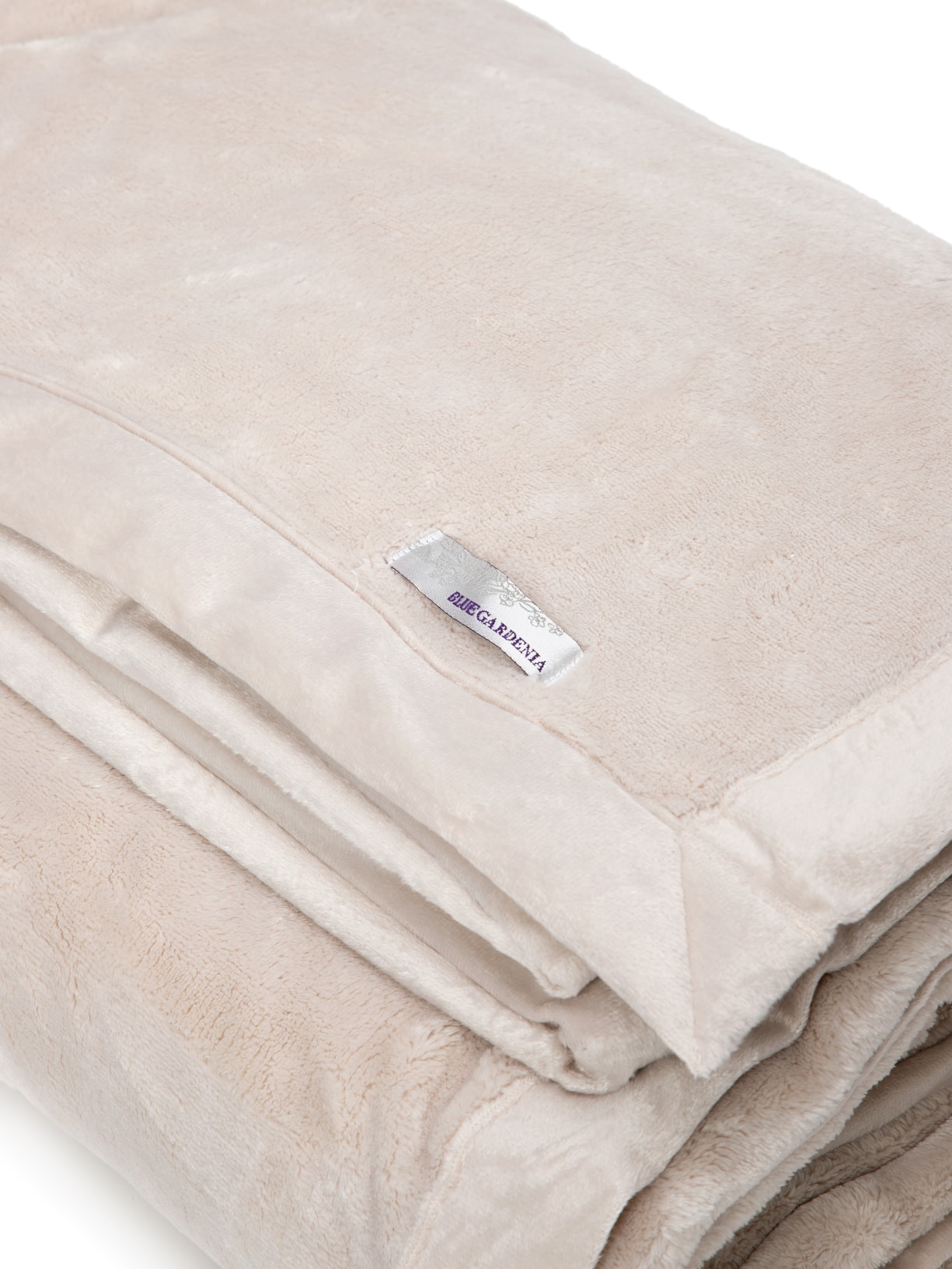 Cobertor Chamonix Queen Bege Blue Gardenia