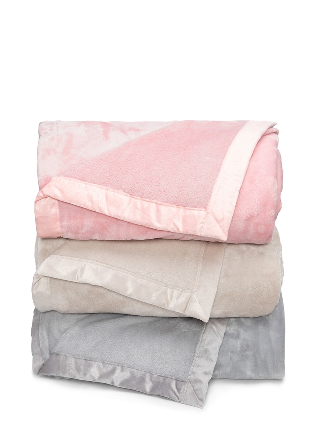 Cobertor Chamonix Queen Bege Blue Gardenia